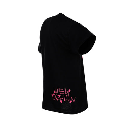 KAWS SKELETON NEW FICTION T-shirt Pink