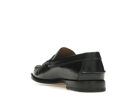 Gucci Tassel GG Canvas Loafers Black Ebony