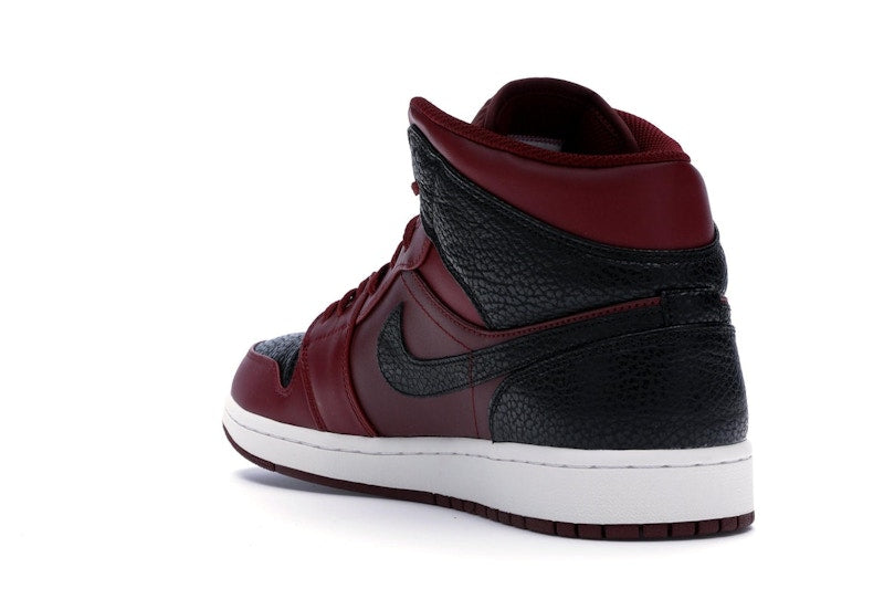 Jordan 1 Retro Mid Team Red Black