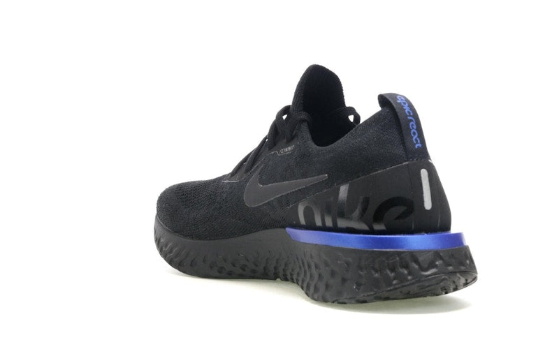 Nike Epic React Flyknit Black Racer Blue (Women's)