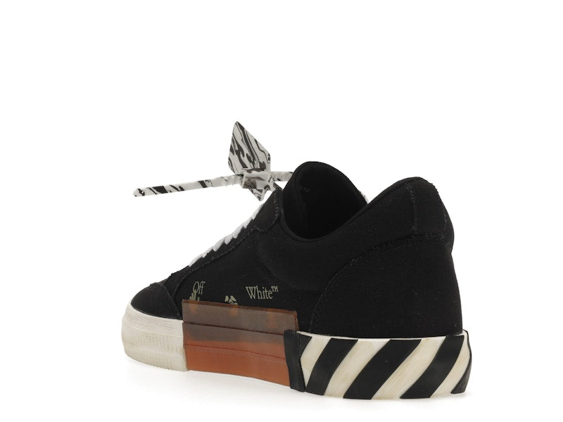 OFF-WHITE Vulc Low Black Light Blue Arrow