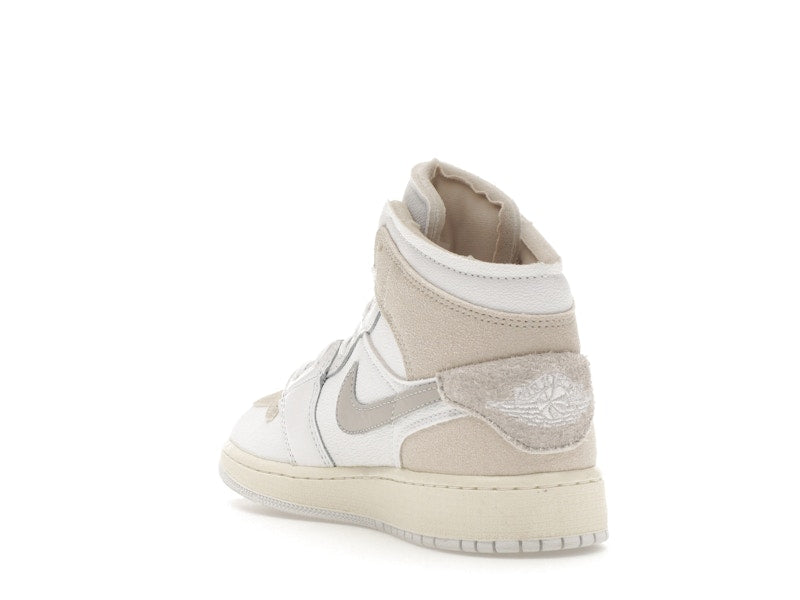 Jordan 1 Mid SE Craft Inside Out Tech Grey (GS)