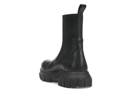 Rick Owens Lido Beatle Bozo Tractor Boots Black