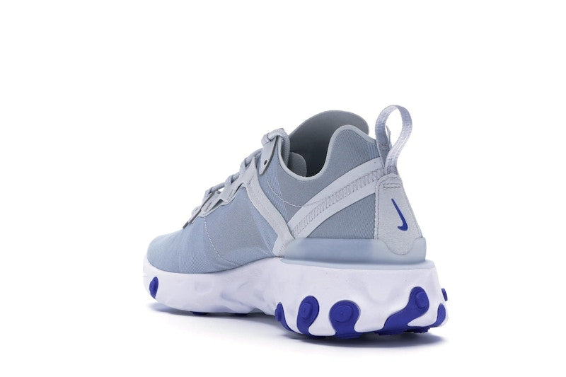 Nike React Element 55 Pure Platinum Racer Blue