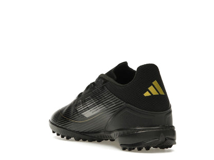 adidas F50 League Turf Core Black Iron Metallic Gold Metallic