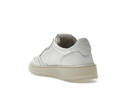 Autry Medalist Leather Low White