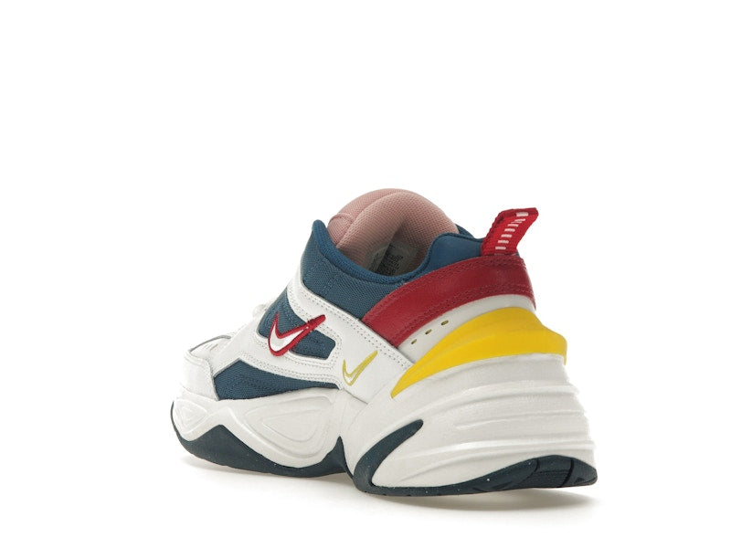 Nike M2K Tekno Blue Force Summit White Chrome Yellow (Women's)