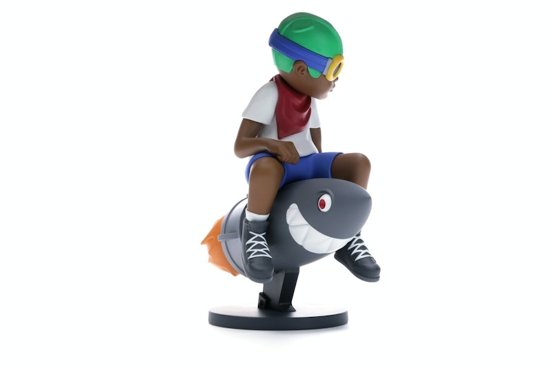 Hebru Brantley x Billionaire Boys Club x Bait Beyond The Beyond Fly Boy Figure 9 Inches White/Multi