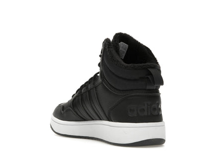 adidas Hoops 3.0 Mid Classic Fur Lining Winterized Core Black Cloud White