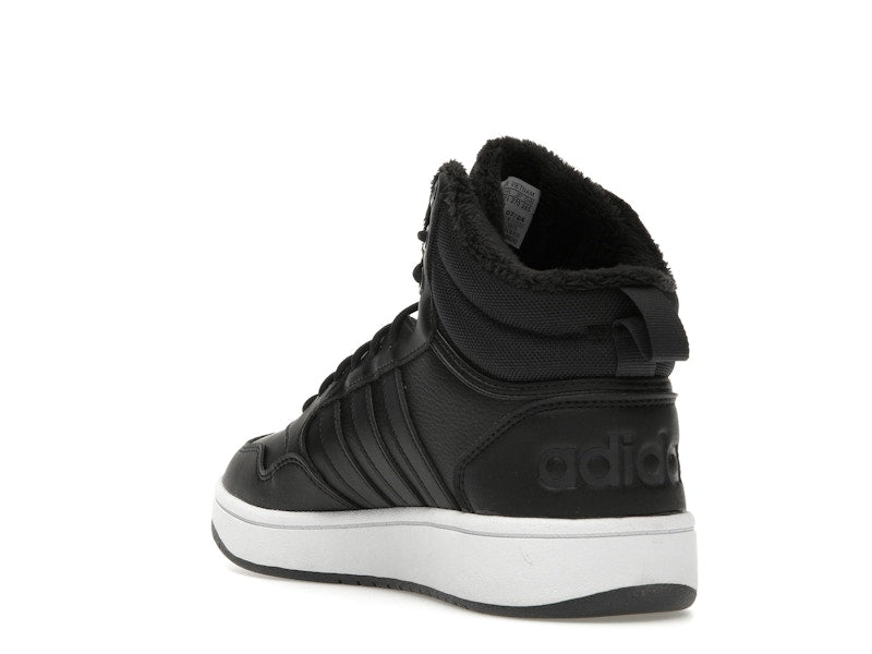adidas Hoops 3.0 Mid Classic Fur Lining Winterized Core Black Cloud White