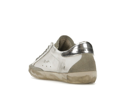 Golden Goose Super-Star White Elecctric Blue Silver