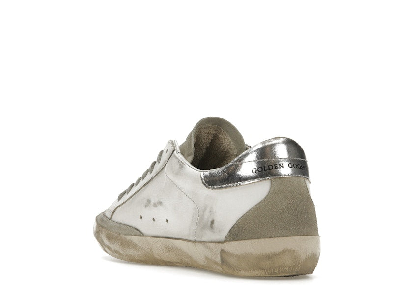 Golden Goose Super-Star White Elecctric Blue Silver