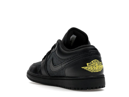Jordan 1 Low Black Elephant Print