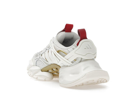 adidas XLG Runner Deluxe Off White Gold Metallic Red