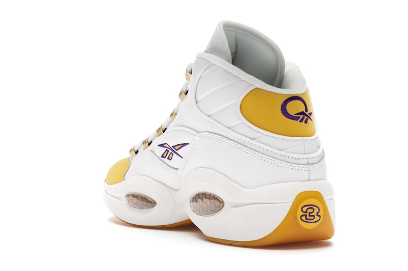 Reebok Question Mid Yellow Toe