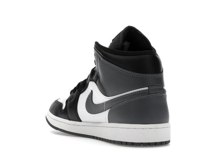 Jordan 1 Mid Black White Iron Grey