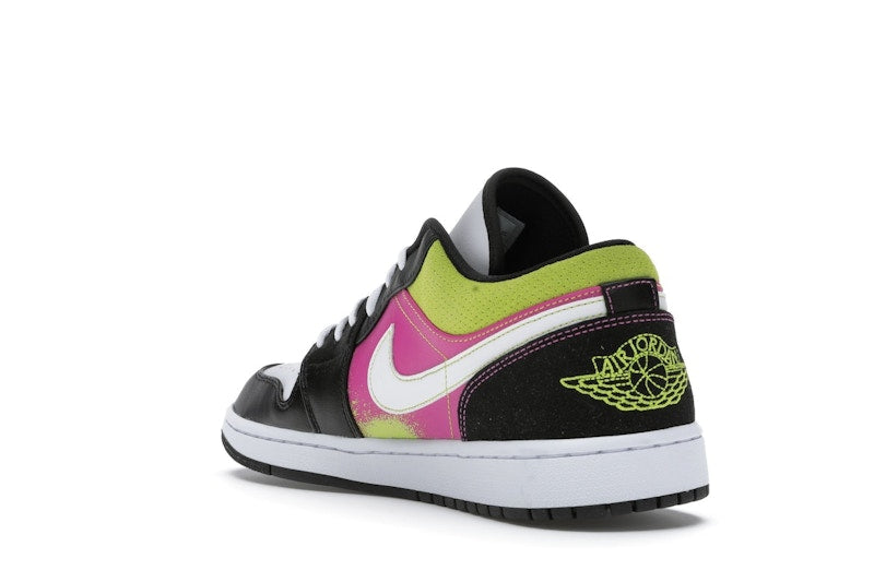 Jordan 1 Low Black Active Fuchsia Cyber