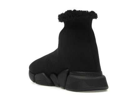 Balenciaga Speed 2.0 Recycled Fake Fur Black (Women's)