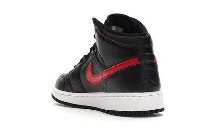 Jordan 1 Retro Mid Black Gym Red (GS)