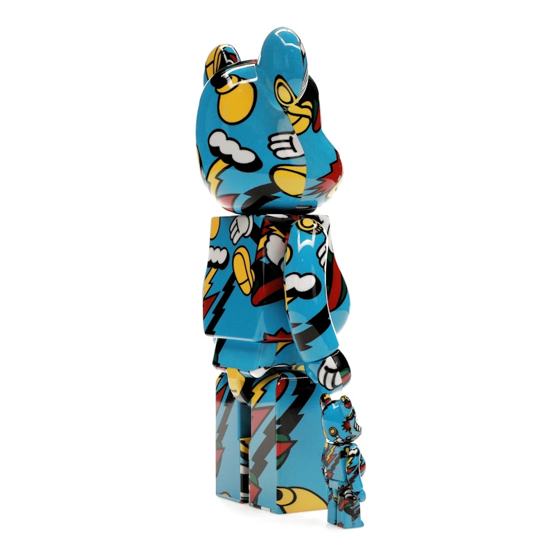 Bearbrick Grafflex 100% & 400% Set