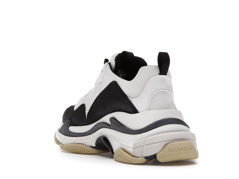 Balenciaga Triple S White Black