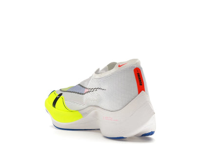 Nike ZoomX Vaporfly Next% 2 White Volt Racer Blue