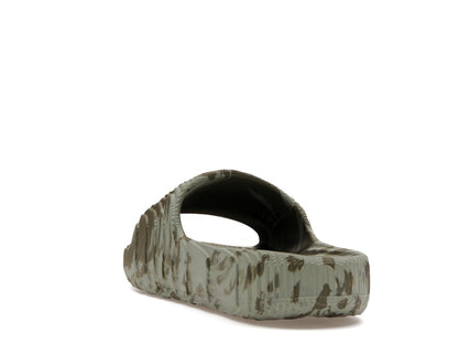 adidas Adilette 22 Slides Olive Strata Silver Green