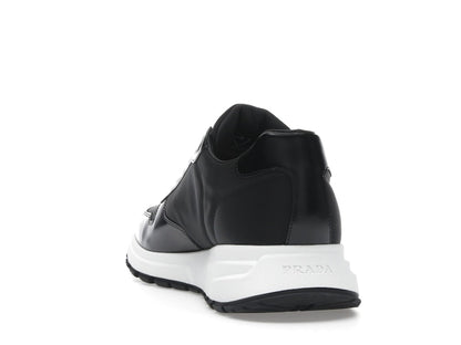 Prada PRAX 01 Sneakers Re-Nylon Brushed Leather Black White