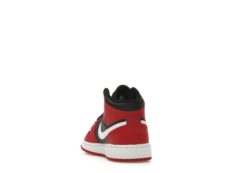 Jordan 1 Mid Gym Red Black White (GS)