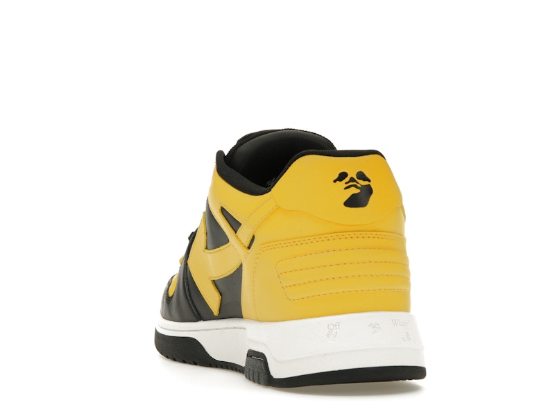 OFF-WHITE Out Of Office OOO Low Tops Black Yellow