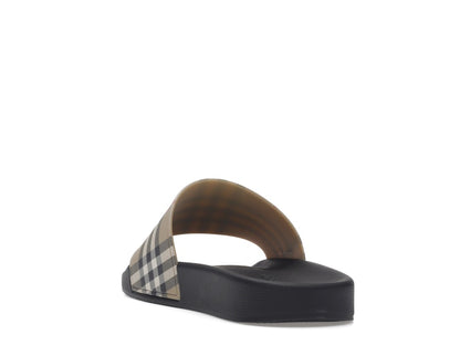 Burberry Vintage Check Slides Archive Beige