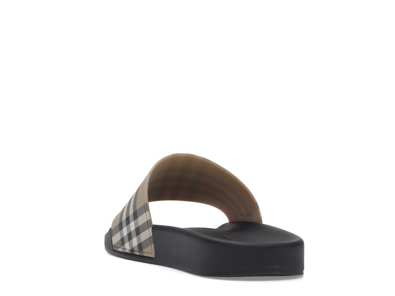 Burberry Vintage Check Slides Archive Beige