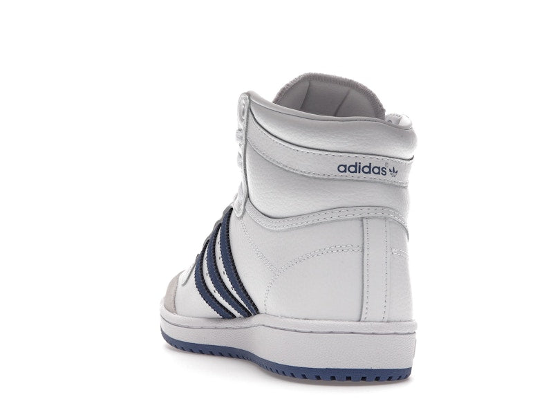 adidas Top Ten White Crew Blue