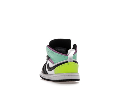 Jordan 1 Mid Pastel Black Toe (TD)