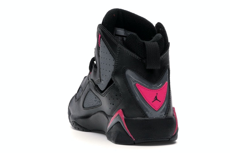 Jordan True Flight Black Dark Grey Deadly Pink (GS)