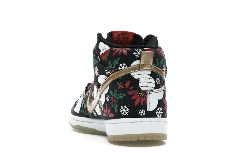 Nike SB Dunk High Concepts Ugly Christmas Sweater Black