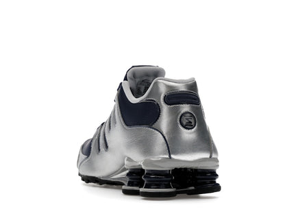 Nike Shox NZ Midnight Navy Metallic Silver