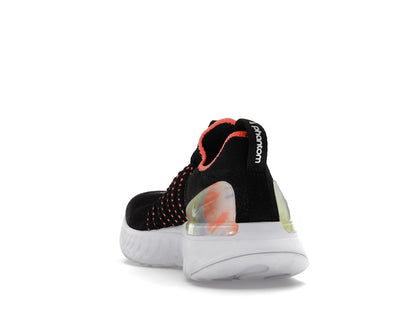 Nike React Phantom Run Flyknit Premium Black Bright Mango (Women's)