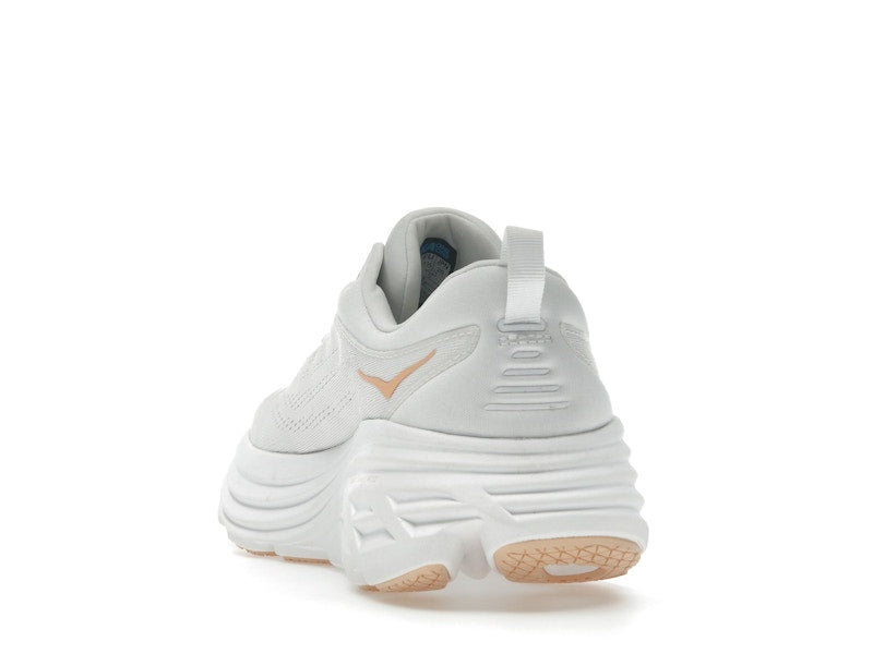 Hoka One One Bondi 8 White Cantaloupe (Women's)