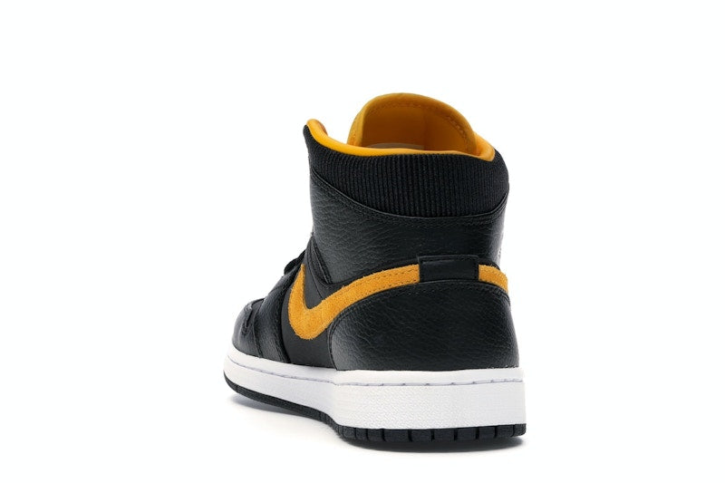 Jordan 1 Mid Black University Gold