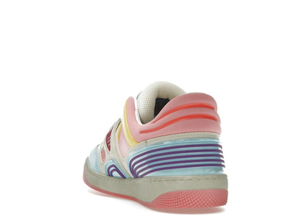 Gucci Basket Low-Top Sneaker Light Blue Demetra Pink (Women's)