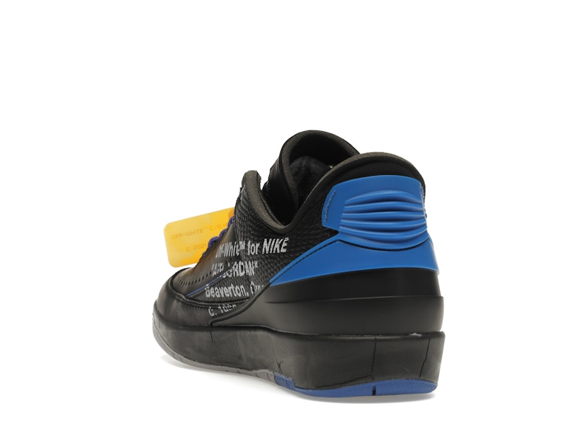 Jordan 2 Retro Low SP Off-White Black Blue