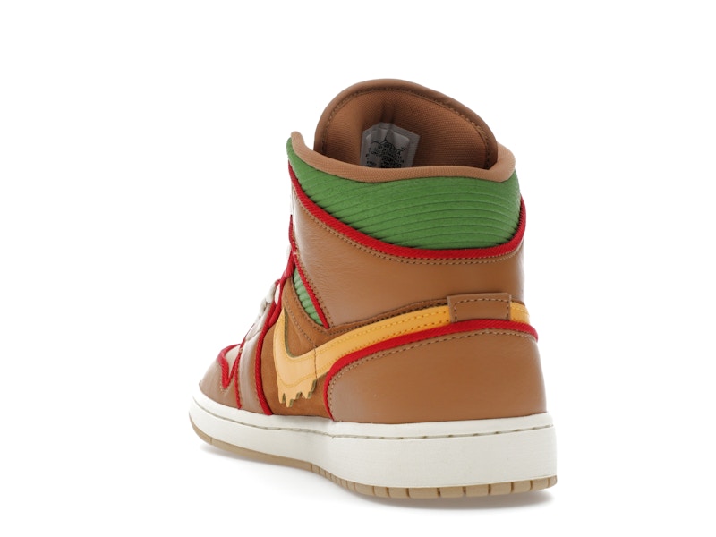 Jordan 1 Mid SE Cheeseburger