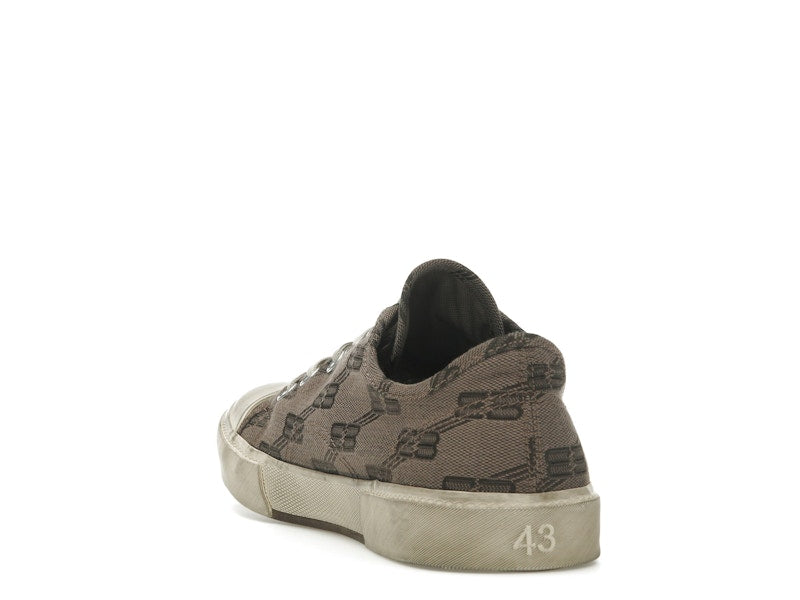 Balenciaga Paris Low 'BB Monogram Dark Mink Grey