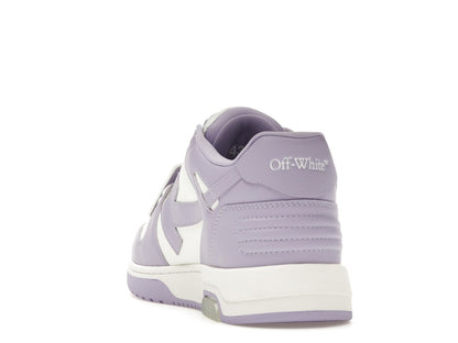 OFF-WHITE Out Of Office Calf Leather White Lilac