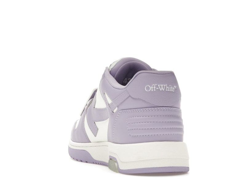OFF-WHITE Out Of Office Calf Leather White Lilac