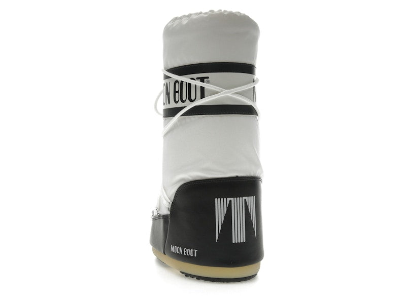 Moon Boot Icon Nylon Boot Black White