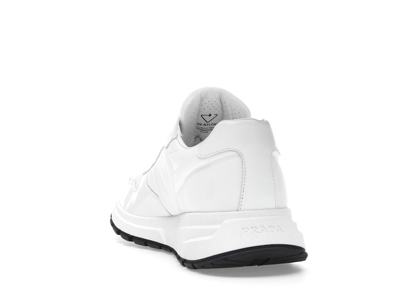 Prada PRAX 01 Sneakers Re-Nylon Brushed Leather White Black