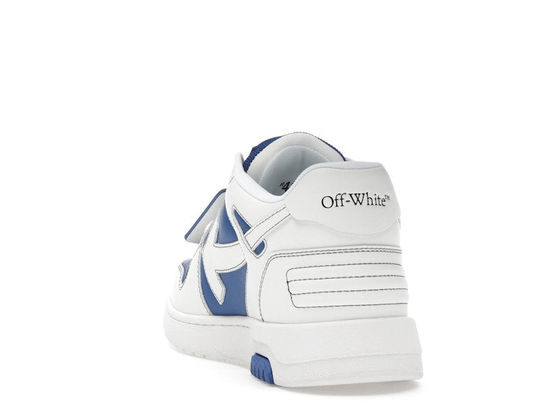 OFF-WHITE Out Of Office OOO Low Tops White Dark Blue