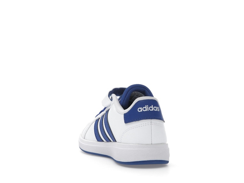 adidas Grand Court 2.0 Cloud White Royal Blue Core Black (PS)